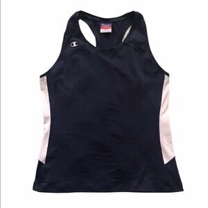 Champion Fast Break Double Dry Racerback Tank Navy